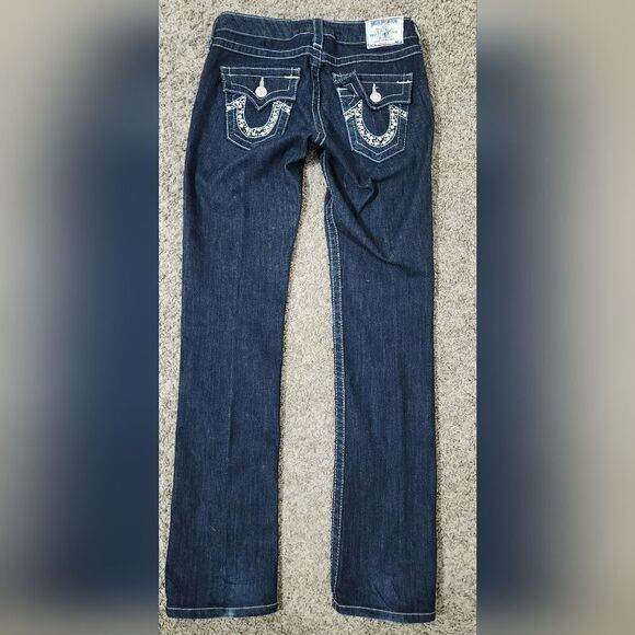 True Religion BECCA BIG T STITCH BOOTCUT JEANSize 28 - Picture 12 of 13